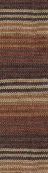 Пряжа LANAGOLD FINE MISSISIPI Alize - (3531 - Беж, коричневый, черный)