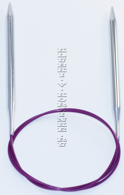 Спицы KnitPro Nova Metal круговые №6,5; 80 см (арт.11342)