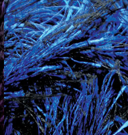 Пряжа Decofur Alize - (1379 - Черный, василек)