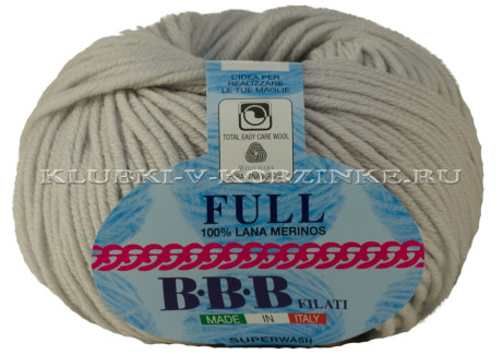Пряжа Full BBB - (9501 - Светло-серый)
