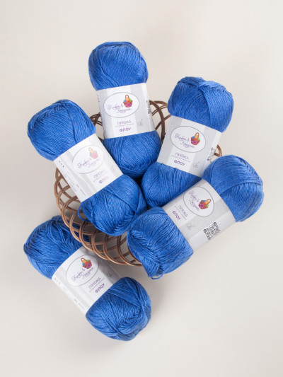 Пряжа &quot;Флоу&quot; (06 - Королевский сапфир)