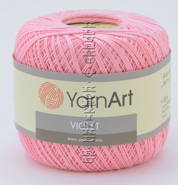 Пряжа YarnArt Violet - (6313 - Светло-розовый)