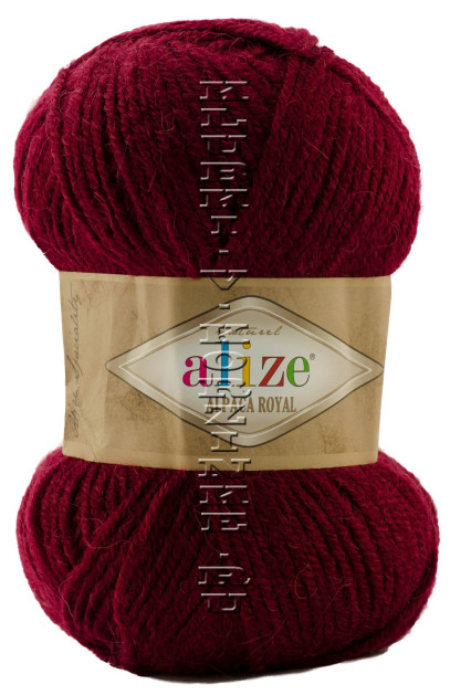 Пряжа Alpaca Royal Alize - (57 - Бордовый)