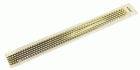 Спицы чулочные металлические №4,0, 25 см, 5 шт.