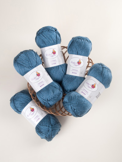 Пряжа &quot;Флоу&quot; (07 - Джинсовый)