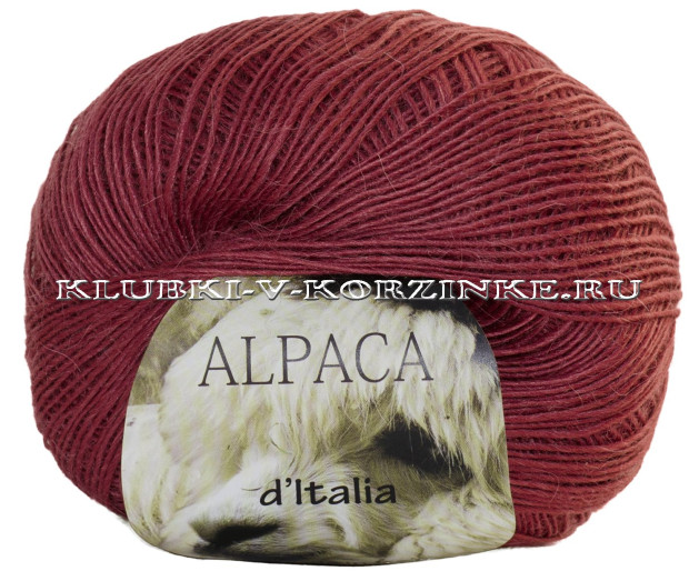 Пряжа Alpaca d'Italia Seam - (07 - Марсала)