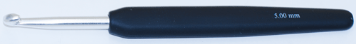 Крючок вязальный KnitPro Basix Aluminum, №5 (арт.30817)
