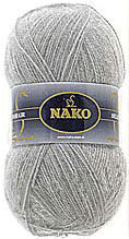 Пряжа Mohair Delicate Nako - (6128 - Св.серый меланж)