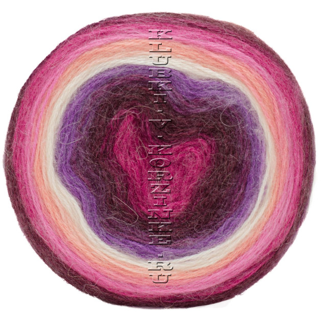 Пряжа Angora Luks Color Nako - (81917 - Бордо, фуксия, коралл)