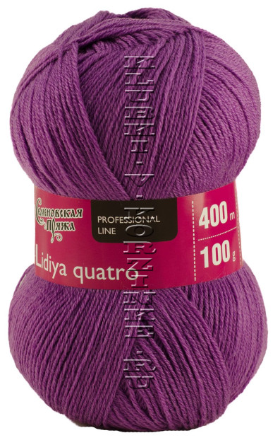 Пряжа Семеновская «Лидия ПШ кватро» - (139 - Орхидея)