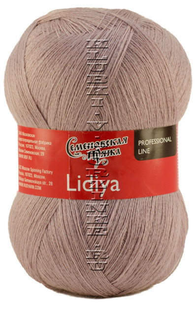 Пряжа Семеновская «Лидия ПШ» - (1042 - Св.ковыль)