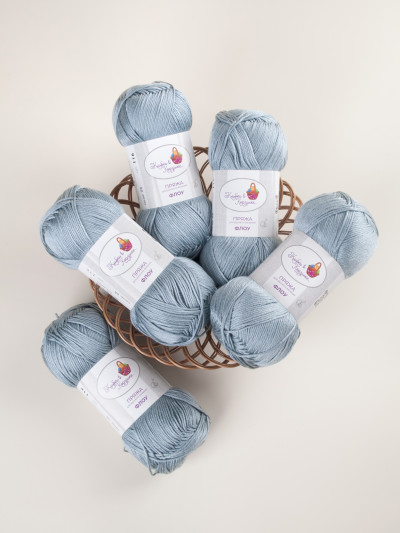 Пряжа &quot;Флоу&quot; (08 - Небесная вуаль)
