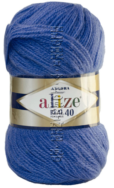Пряжа Angora Real 40 Alize - (237 - Василек)