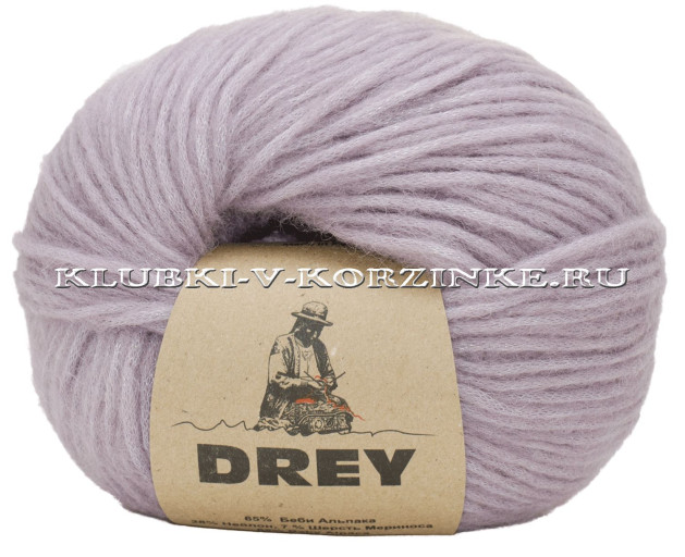 Пряжа Drey (5073 - Пыльная сирень)