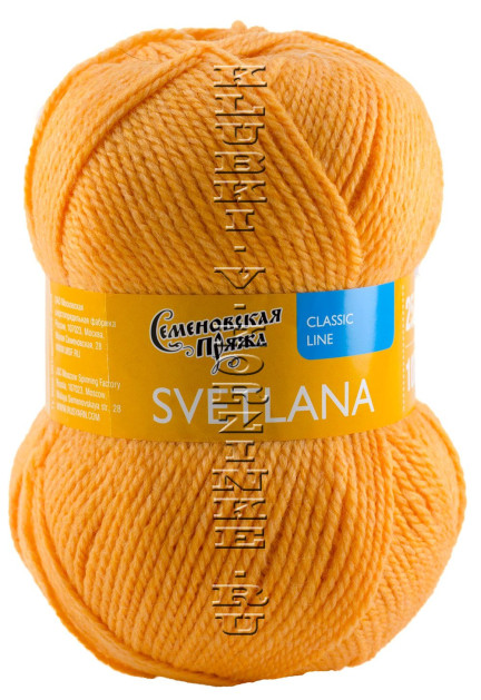 Пряжа Семеновская «Светлана» - (154 - Абрикос)