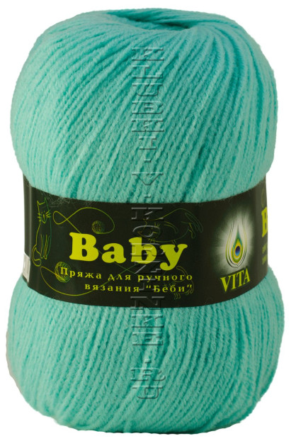Пряжа VITA «BABY» - (2899 - Аквамариновый)