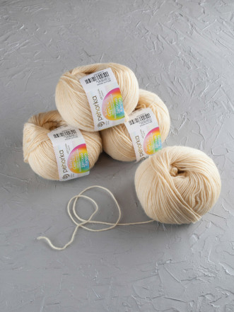 Пряжа Пехорка «Детский каприз» - (53 - Светло-желтый)