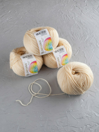 Пряжа Пехорка «Детский каприз» - (53 - Светло-желтый)