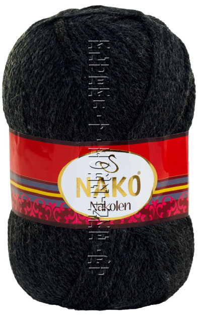 Пряжа Nakolen Nako - (1441 - Антрацит меланж)