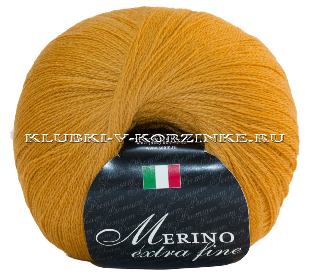 Пряжа Merino extra fine Seam - (41 - Золото)