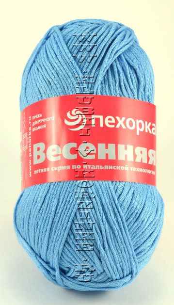 Пряжа Пехорка "Весенняя" - (195 - Незабудка)