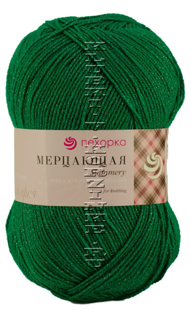 Пряжа Пехорка «Мерцающая» - (742 - Бильярд)