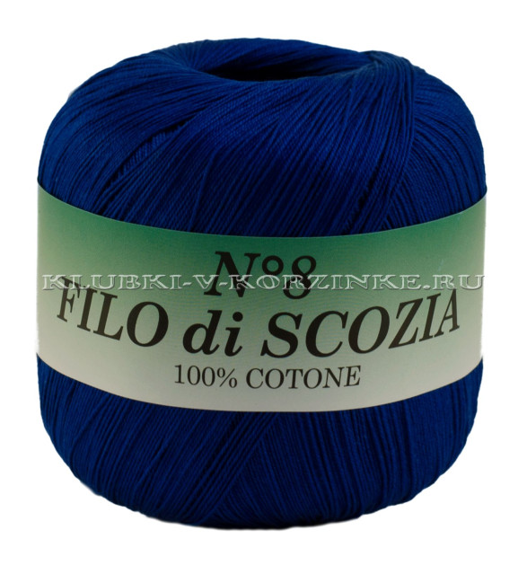 Пряжа Filo di Scozia №8 - (140 - Василек)