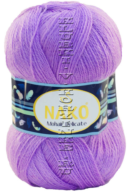 Пряжа Mohair Delicate Nako - (6135 - Сиреневый)