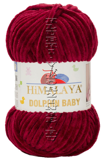 Пряжа Dolphin baby Himalaya - (80322 - Бордо)