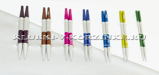 Набор алюминиевых съёмных коротких спиц «DELUXE» (SPECIAL) SMARTSTIX KNITPRO (42161)