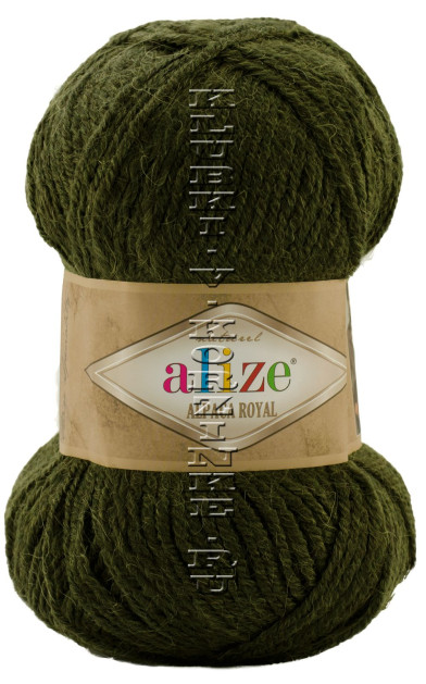 Пряжа Alpaca Royal Alize - (567 - Зеленый меланж)