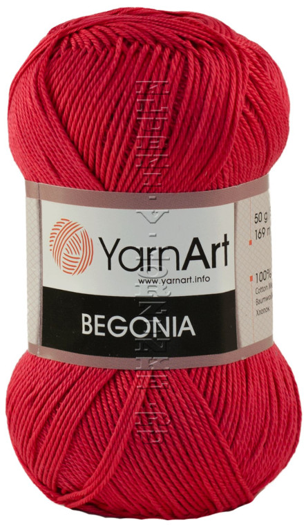 Пряжа YarnArt Begonia - (6328 - Красный)