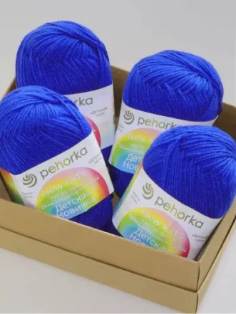 Пряжа Пехорка «Детская новинка» - (26 - Василек)