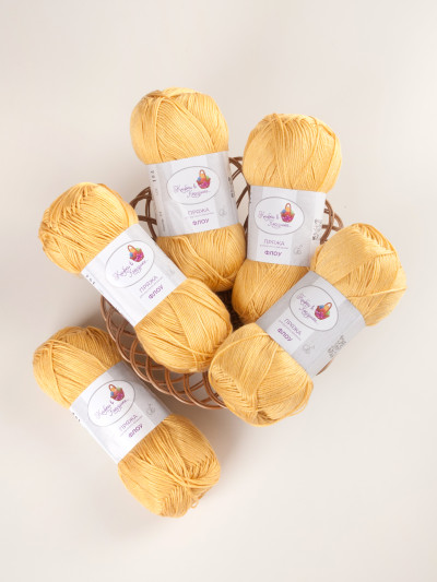 Пряжа &quot;Флоу&quot; (11 - Солнечный шелк)