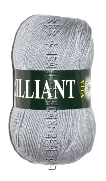 Пряжа VITA «BRILLIANT» - (4963 - Светло-серый)