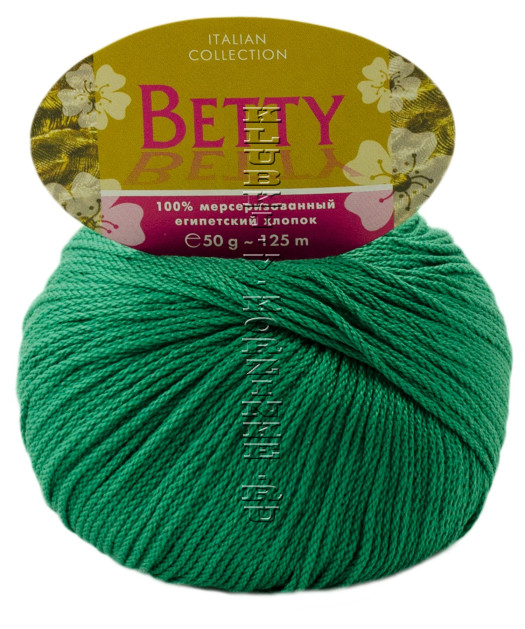 Пряжа Betty - (111 - Ярко - зелёный)