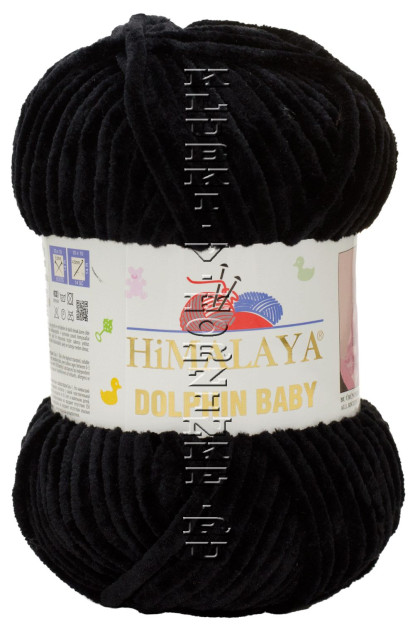 Пряжа Dolphin baby Himalaya - (80311 - Чёрный)