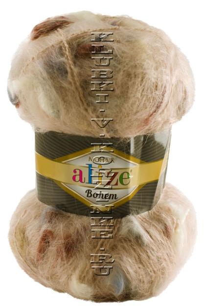 Пряжа Mohair Bohem Alize - (5149 - Светло-бежевый)