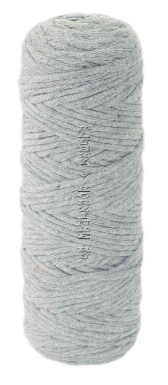 Шпагат крученый хлопковый 4 мм 100 м - (2065К - Светло - серый)