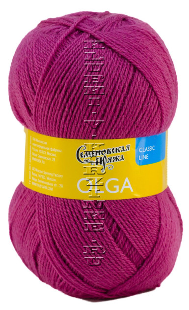 Пряжа Семеновская «Ольга» - (70050 - Фуксия)