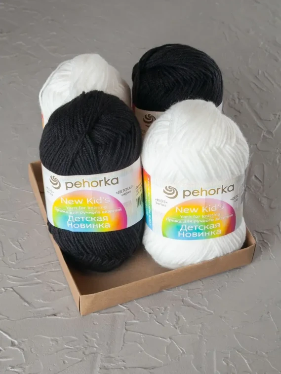 Набор пряжи Пехорка «Детская новинка» Микс 6