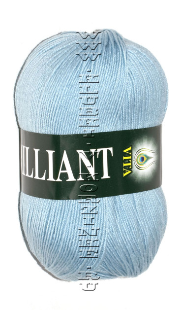 Пряжа VITA «BRILLIANT» - (4967 - Светло-голубой)