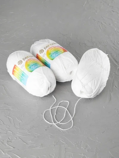 Пряжа Пехорка «Детский хлопок» - (01 - Белый)