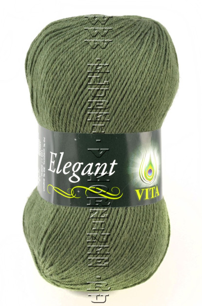 Пряжа VITA "ELEGANT" - (2090 - Зеленый)