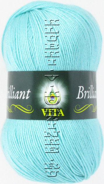 Пряжа VITA «BRILLIANT» - (4992 - Светлая зеленая бирюза)