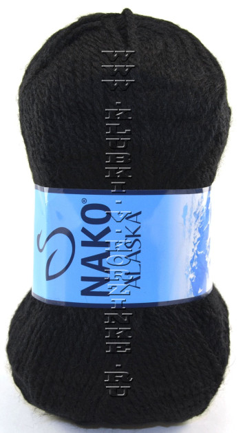 Пряжа Alaska Nako - (7102 - Черный)
