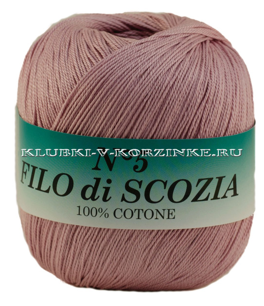 Пряжа Filo di Scozia №5 - (1073 - Пудра)