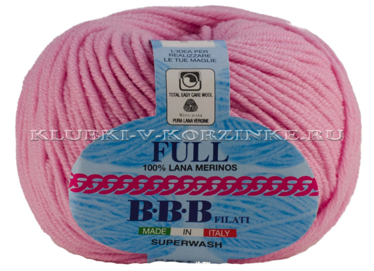 Пряжа Full BBB - (6823 - Розовый)