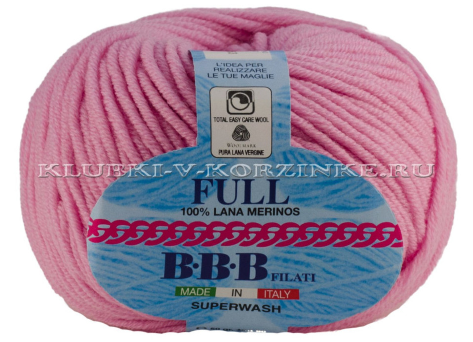 Пряжа Full BBB - (6823 - Розовый)