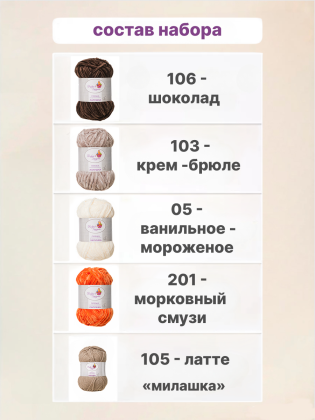 Набор для вязания игрушки "Домовенок" (201)